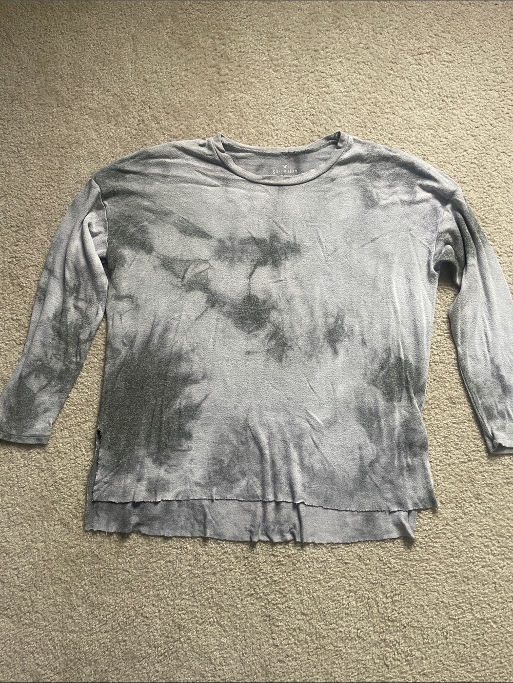 American Eagle Outfitters Soft & Sexy Plush Crewneck - Gray